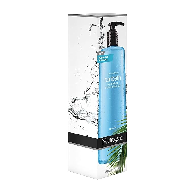 Neutrogena Rainbath Replenishing Shower &amp Bath Gel Ocean Mist 32 fl oz (Pack of 3)