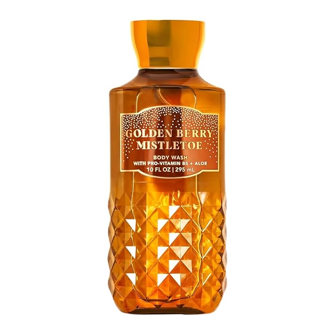 White Barn GOLDEN BERRY MISTLETOE Shower Gel 10 fl oz / 295 mL