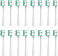 Replacement Toothbrush Head Compatible for Nandme NX7000 Soft Bristle Tooth Brush（16pcs）(16WHITE Clean Type)