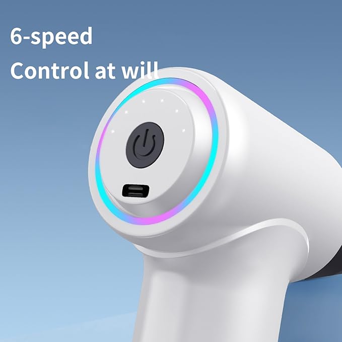 Handheld Massage Gun Massage Tool for Muscle Relaxation Gift Electric Massager Muscle Relaxation Lightweight Portable Cordless Back Massager for Women Men Body Relax