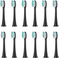Compatible for Philips Sonicare 8Pcs Replacement Brush Heads - DiamondClean HX3/HX6/HX9 Series HX6064(12Pcs Black)
