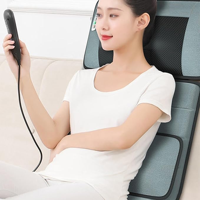 Body Massager Mat - Lightweight Whole Body Electric Vibrating Mat | Multifunctional Electric Bed Massager Tool for Neck Back Hip Waist