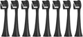 8/16PCS Electric Toothbrush Replacement HeadsCompatible for SEAGO 2725/S2/S5/SX/SG972 YUNCHI Y7 Brush Nozzle(8Black)