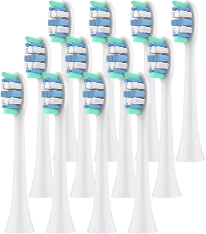 Replacement Toothbrush Heads Compatible with Philips Electric Brush Head 1100 2100 4100 4300 5100 5300 6100 6500 Etc(20pcs)