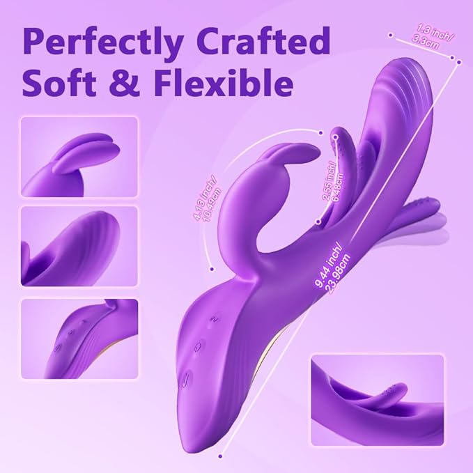 Portable Vibrating Massager -Clitioral Sucker Relaxes Muscles Viboators Toy 10 Modes Couples - for Body and Back Foot Silent Personal for Sports Massage Adult Tools Relaxation (Purlple2)