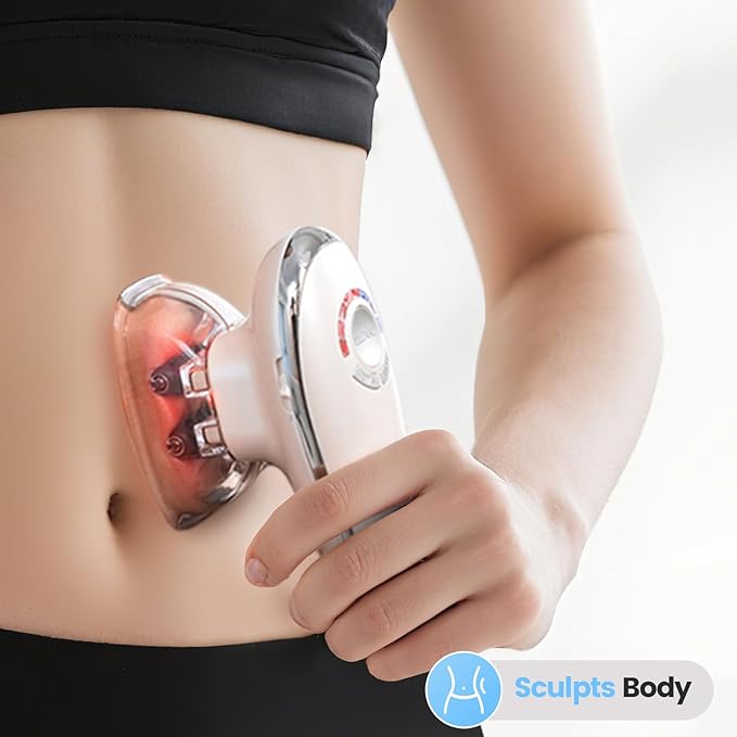 Body Sculpting Machine 3-in-1 Electric Cellulite Massager Electric Cupping Therapy Massagerfor Belly Waist Arms Leg Home ToolEffectively Tightens the Skin