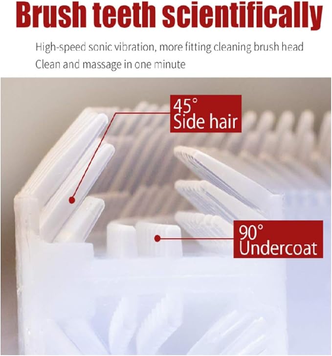 VIDECOR 360 Degrees Intelligent u-Shaped ultrasonic Automatic Sonic Electric Teeth whitening Toothbrush
