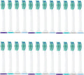 28-32pcs Electric Toothbrush Replacement HeadsCompatible for with Brush Click-on Handles(24pcs)