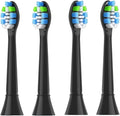 4-16Pack Replacement Toothbrush Heads Compatible for Philips Sonicare Electric Tooth Brush Refill(4pcs Black)