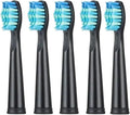 20pcs Toothbrush HeadCompatible for Seago SG610 SG908 SG917 910 507 515 949 958 Replacement Tooth Brush(Black)