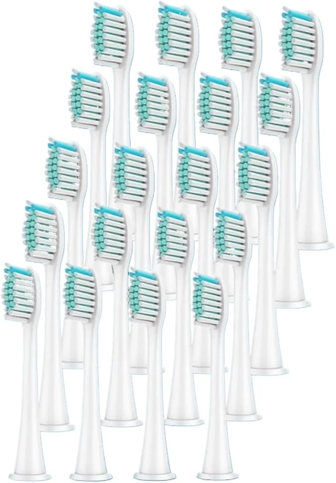 3 Models Electric Toothbrush Head Compatible For Philips Sonicare HX3/HX6/HX9 Series Models(20pcs white)