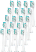 3 Models Electric Toothbrush Head Compatible For Philips Sonicare HX3/HX6/HX9 Series Models(20pcs white)