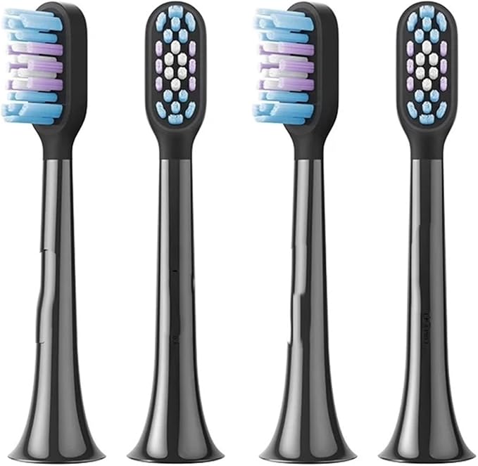 Compatible for Xiaomi Electric Toothbrush Head T501/T501C Replace Teeth Heads 2/4 PCS(4pcs Black)