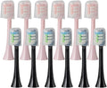 12pcs Replacement Brush HeadsCompatible for SOOCAS X3U/X3Pro/X5/V1/D2/D3 Bristle Electric Toothbrush Sealed Packed(SHUSHI-PK6BK6)