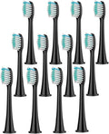 3Models Electric Toothbrush Head Compatible for with HX3/HX6/HX9 Series Models(12pcs Black)