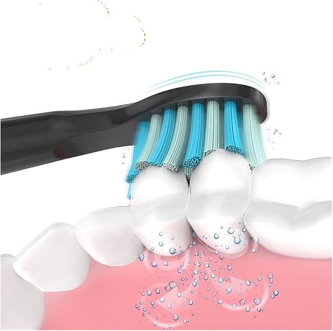 Toothbrush Heads Bristle Replacement Brush Suitable for S Accessories(5white5Heads)