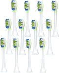 9Models Toothbrush HeadCompatible for Philips Sonicare HX3/HX6/HX9 Series Models(12pcs 904-W)