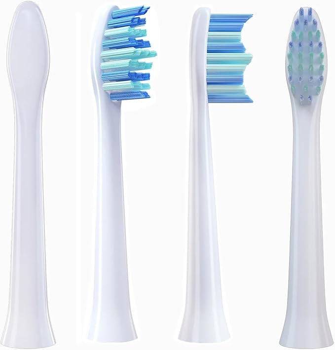 Replacement Toothbrush HeadCompatible for SOUNESS Electric SN801/ST903/ST901/ST905/ST802/SN-P1(16black Cleaning)