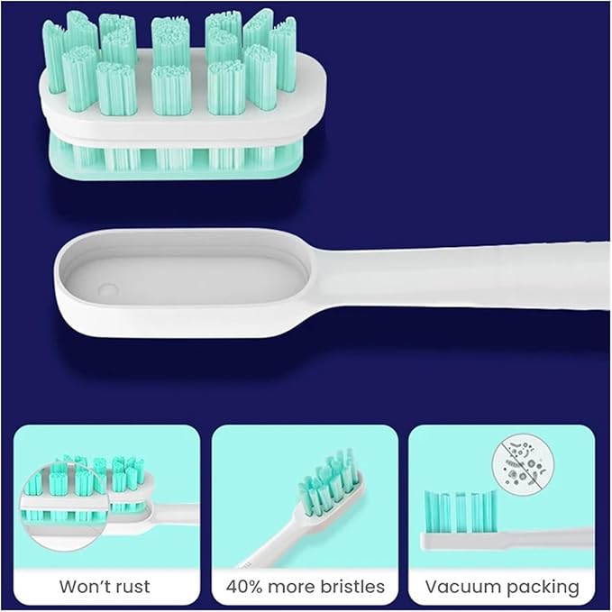 Wholesale Copper Free 20/50/100PCS Replacement Brush HeadCompatible for X3/U/X5 Caps Soft Clean Vacuum Nozzles(50VangoGreen)