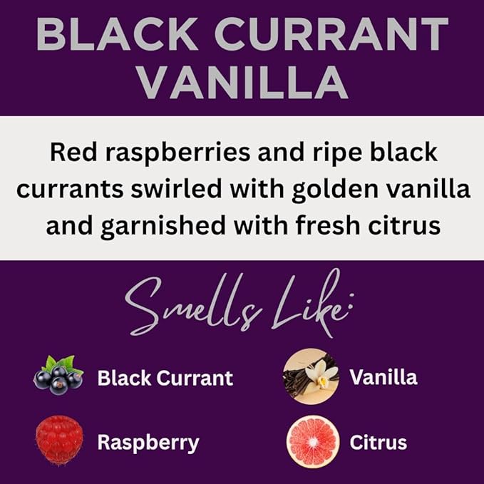 Black Canyon Black Currant Vanilla Scented Body Wash 16 Oz (2 Pack)