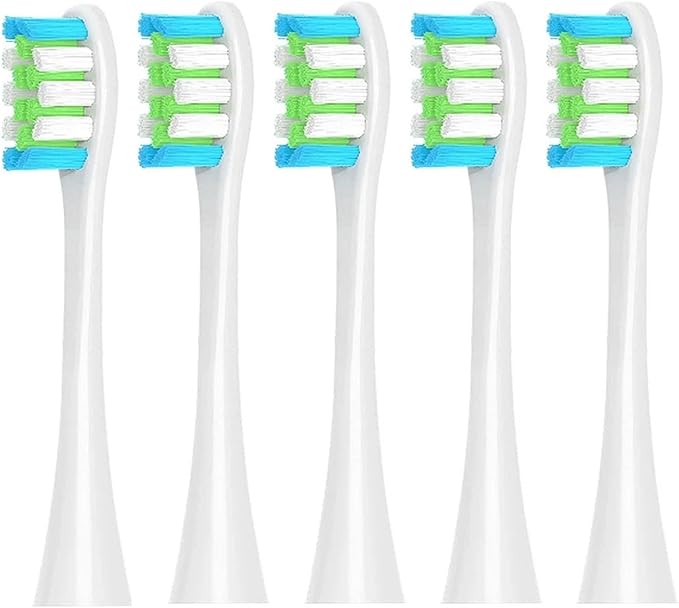 Gentle Brush Head Replacements Fit X10 Ultra Air2 F1 Series Daily Cleaning(5 White)