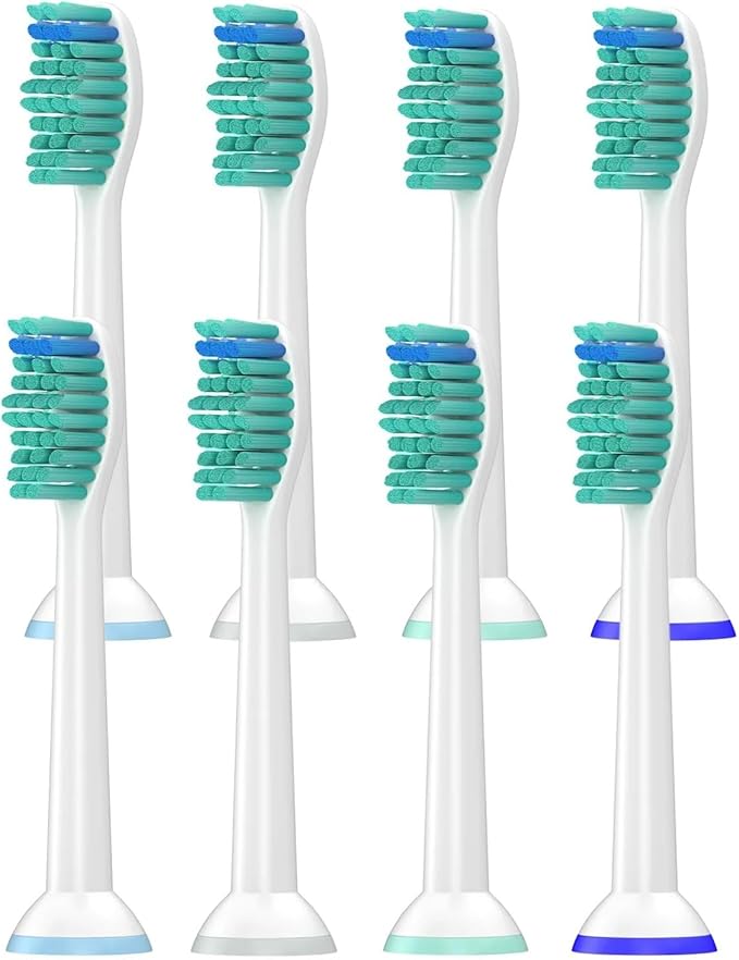 Electric Toothbrush Replacement Heads Soft Bristles Nozzles Tooth Brush(8pcs)