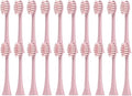 20/50/100 Pieces Toothbrush Heads Compatible for Apiyoo P7/Y8/SVP/Moon Electric Heads Vacuum Bristle Nozzle(20Pink)
