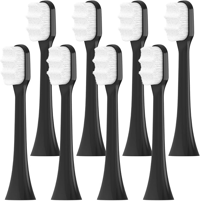 Replacement Toothbrush Brush Heads Compatible for with Electric Ultra Soft Nano Bristles 1100 5300 7500(8 Pcs)