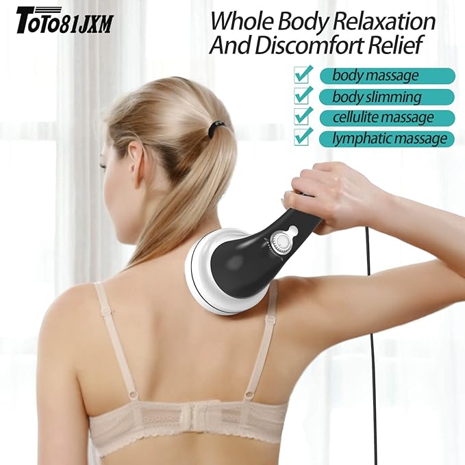 Cellulite MassagerBody Sculpting Machine for Stomach FatHandheld Cellulite Remover for Sculpt BellyThighButtVibrating Massager for Deep Tissue &amp Lymphatic DrainageSuitable for Women Man at H