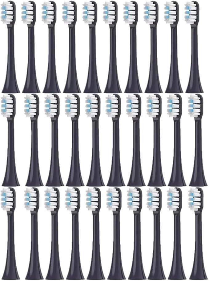 Replacement Toothbrush Heads Compatible for T301/T302/T501/T501C(Purple-30pcs)
