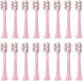 Replacement Toothbrush HeadsCompatible with ROAMAN T3/T5/T10/T10S/T20/E7/V5 Electric(16pcs Pink)