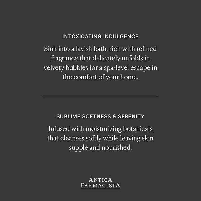 Antica Farmacista Bubble Bath - Relaxing Foam Bath with Honey Jojoba Oil &amp Aloe Vera - Luxury Gift for Any Occasion - Aperol Spritz 16 fl oz