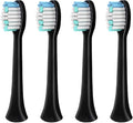 Electric Toothbrush HeadsCompatibility for S100 S200 S600 S700 S800 S900 S710 S820 S910 Alfawise Digoo DG-YS11(Black 4pcs)