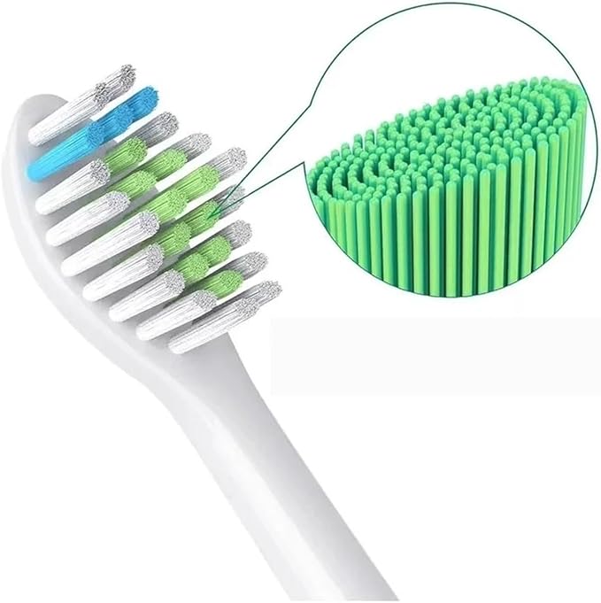 Compatible for Toothbrush Brush Head Replacement Heads HX3/HX6/HX9 Series HX3210/3211/6150/6500/6510/6530/9342/6730(32p2)