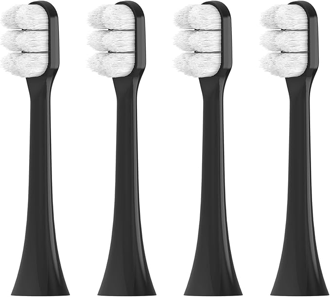 Compatible for Replacement Toothbrush Brush Heads Compatible with Philips Sonicare Electric Ultra Soft Nano Bristles 4100 6500 6100(4 Pcs)