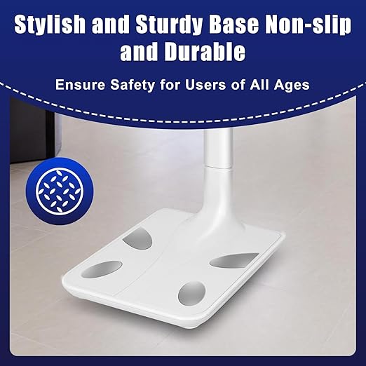 Non-Slip Bathroom Scales for Weight 450LBS Loading Capacity 13.3*17.6*81.4in Digital Body Fat Scale precision Healthy Physician Scale Keep Body Healthy Measure Body Fat Waterproof Bathroom Scale