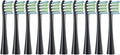 Replacement Brush Heads for Compatible Oclean Flow/X/X PRO/F1/ One/Air 2 Sonic Electric Toothbrush Blue Green Soft Bristle Nozzles(10 Black)