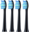 4 Pcs Replacement Brush HeadsCompatible for Electric Toothbrush Head Teeth Cleaner and Plaque Removal with Dust Cover(Black)