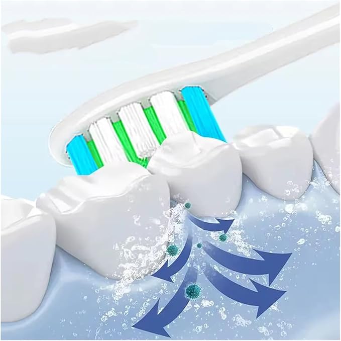 8pcs Compatible for Electric Toothbrush Heads X/X PRO/Z1/ F1 One Air 2 Hair Brushes Series Smart Clean Change of Tooth Brush Head