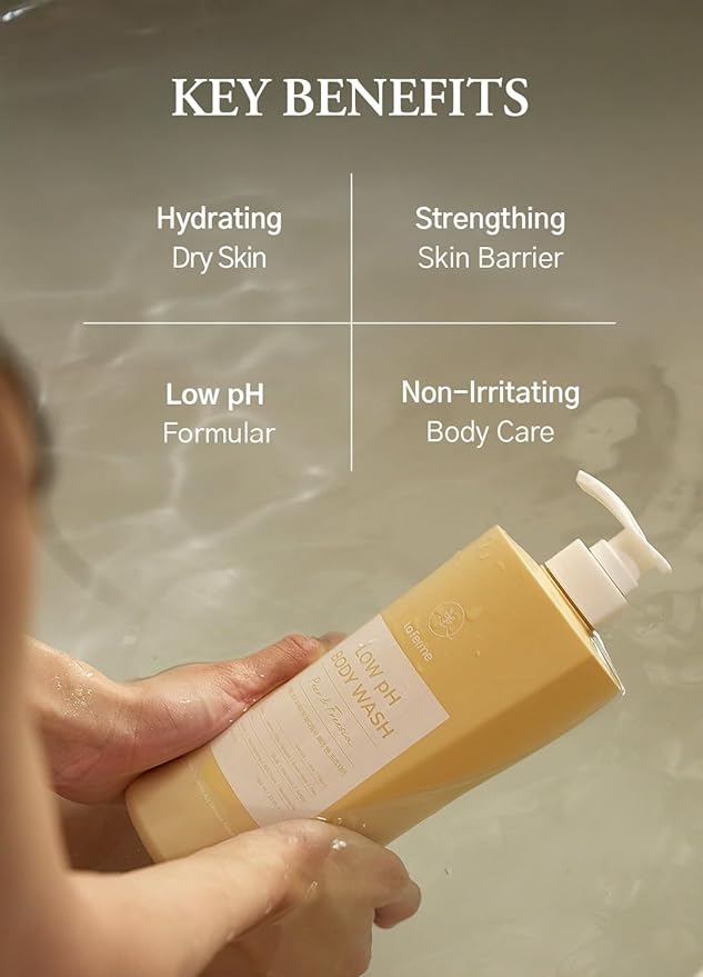 laferme Low pH balanced Gentle Korean Body Wash with Natural &amp Organic Ingredients Hypoallergenic for Sensitive Skin Moisturizing &amp Hydrating for Dry Skin For Women &amp Men 33 Fl Oz App