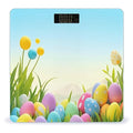 April Easter Bathroom Scale Automatic Power On/Off Body Scales LCD Backlight Display Square Digital Scale Rounded Corners Bathroom Scales for Home Bedrooms