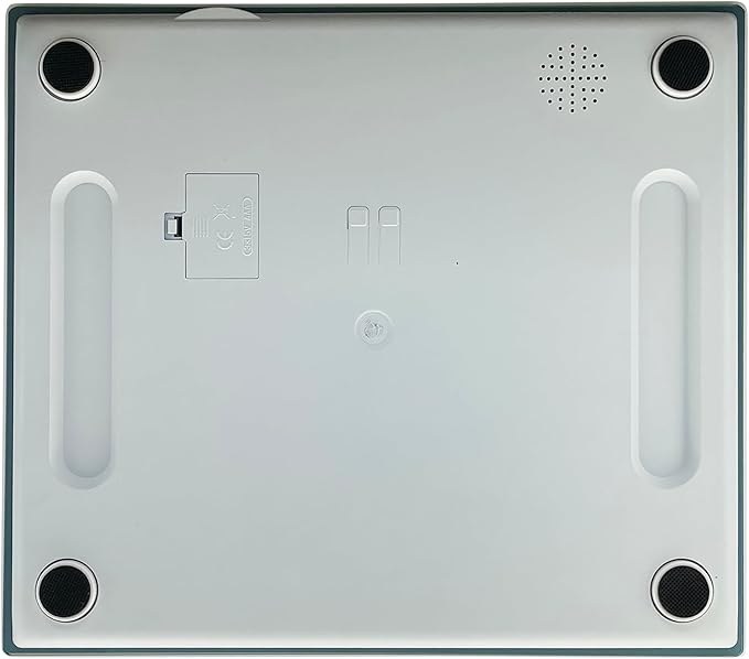 Taylor Digital Extra-Wide Extra High 500lb Capacity Bathroom Scale for Body Weight Ultra Wide Platform Digital Weighing Machine for People Easy-to-Read Slate Blue