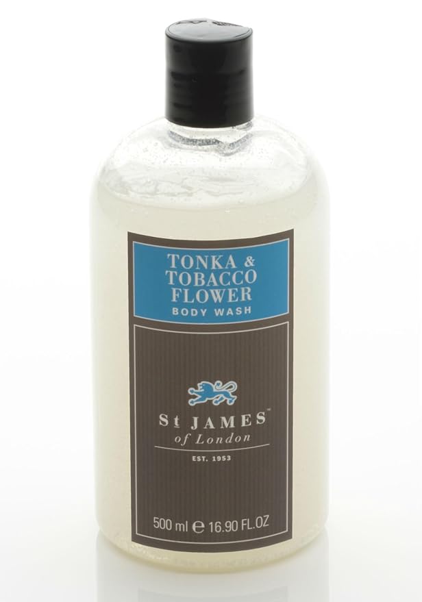 St James of London Tonka &amp Tobacco Body Wash 16.9 Fl Oz