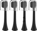 2/4PCS Ultra-fine Soft Toothbrush Brush Heads Compatible for Sonic HX3/HX6/HX9(4PCS Black)