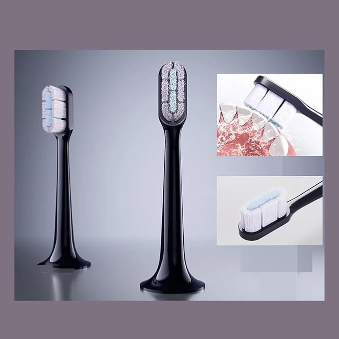 Compatible for Xiaomi Mijia 2/4/6Pcs Soft Bristles Toothbrush Head - Replacement for T700 Sonic Toothbrush Waterproof(6pcs)