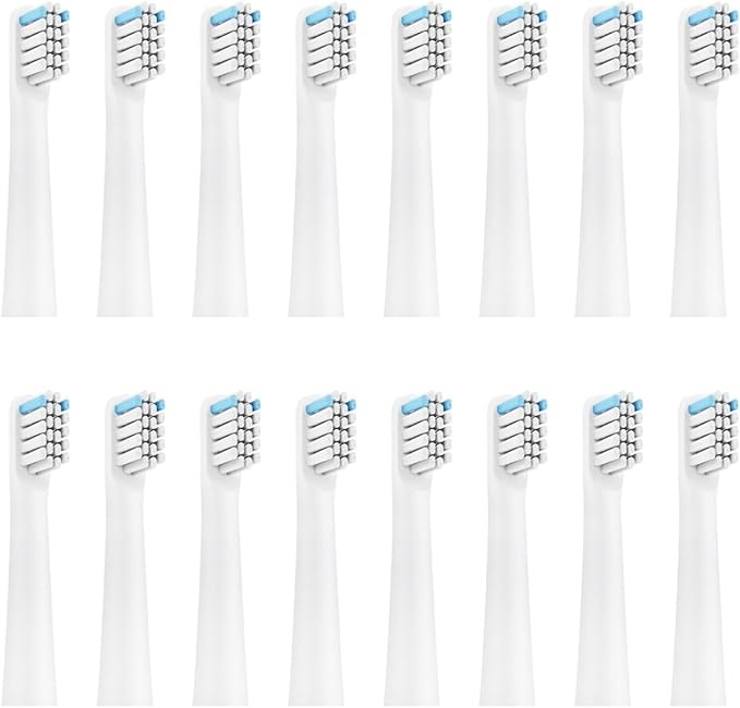 Compatible N1 N2 RTX2103 Electric Toothbrush Replacement Heads Smart Brush Soft Bristle Nozzles8/16pcs(White 16PCS)
