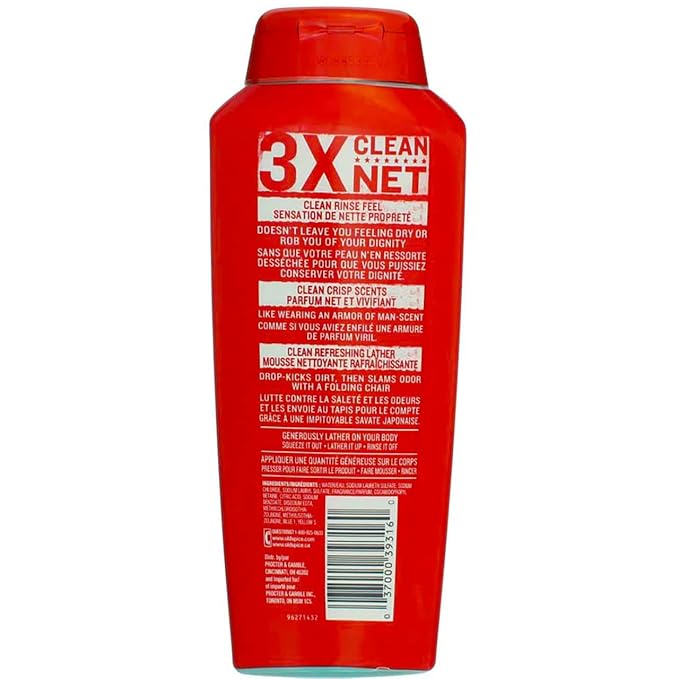 Old Spice High Endurance Body Wash Pure Sport 18 oz (Pack of 10)