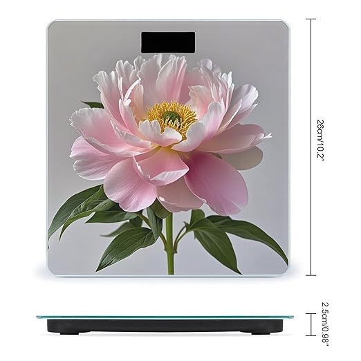 Peony Scale for Body Weight Digital Bathroom Scale Accurate Smart Weight Scales with Large Display Weighing Machine High Precision Scales