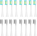 16pcs Replacement Brush HeadsCompatible for X/Pro/ Z1/ SE F1 One PW01/03/05/07/09 P5 Toothbrush(16 (2 Colors))