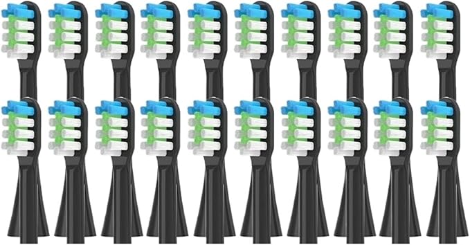 Replacement Toothbrush HeadCompatible for SEAGO S2/S5/S10/SK2/SG972/S2X/SG851(Purple)